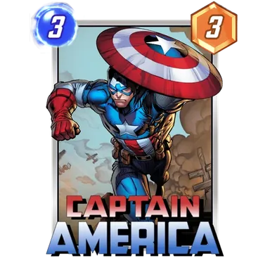 Captain America card art