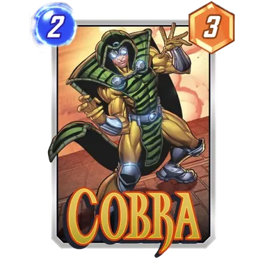 Cobra MARVEL SNAP card art