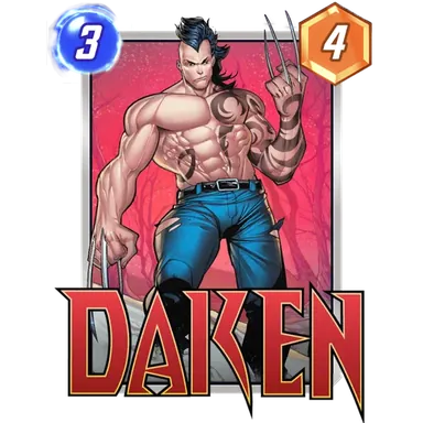 Daken MARVEL SNAP card art
