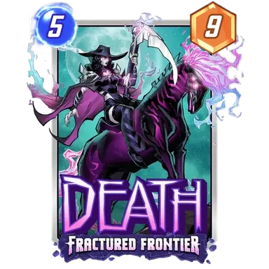 Death Fractured Frontier MARVEL SNAP card art