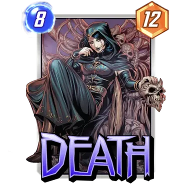 Death MARVEL SNAP card art