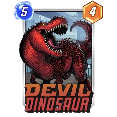 Devil Dinosaur MARVEL SNAP card art