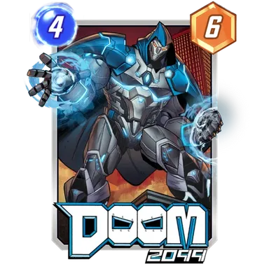 Doctor Doom 2099 MARVEL SNAP card art