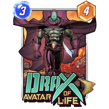 Drax, Avatar Of Life MARVEL SNAP card art