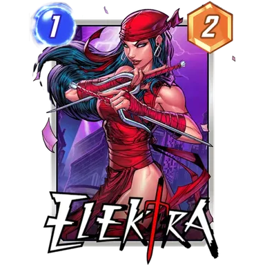 Elektra MARVEL SNAP card art