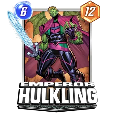 Emperor Hulkling MARVEL SNAP card art