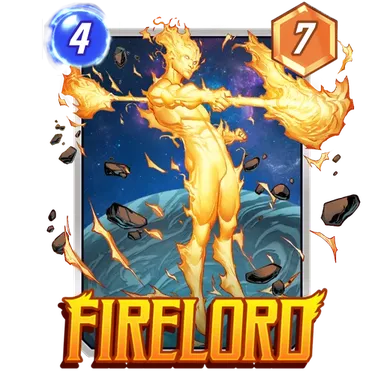 Firelord MARVEL SNAP card art