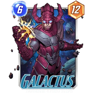 Galactus First Steps MARVEL SNAP card art