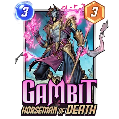 Gambit Horseman of Death MARVEL SNAP card art