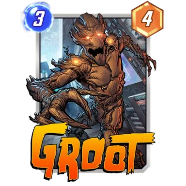 Groot MARVEL SNAP card art