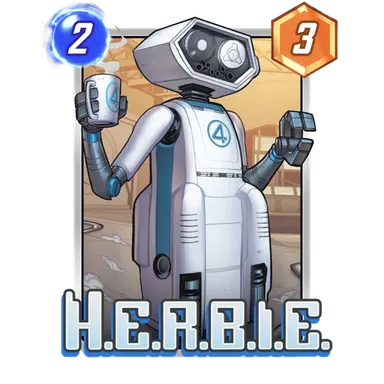 H.E.R.B.I.E. MARVEL SNAP card art