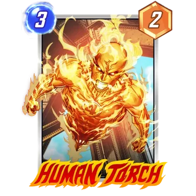 Human Torch card art
