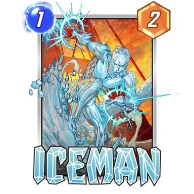Iceman MARVEL SNAP card art