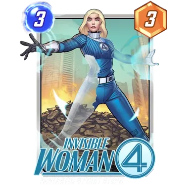 Invisible Woman First Steps card art