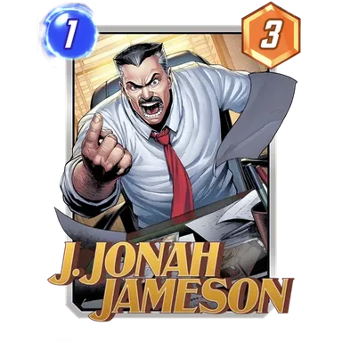 J. Jonah Jameson MARVEL SNAP card art