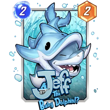 Jeff the Baby Dolphin!? card art