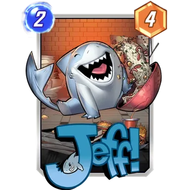 Jeff the Baby Land Shark MARVEL SNAP card art