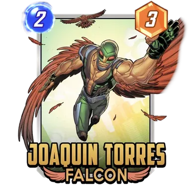 Joaquin Torres Falcon II MARVEL SNAP card art