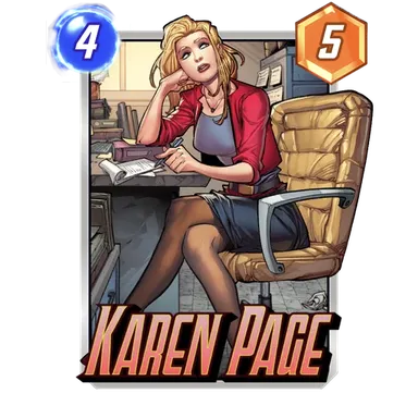 Karen Page MARVEL SNAP card art