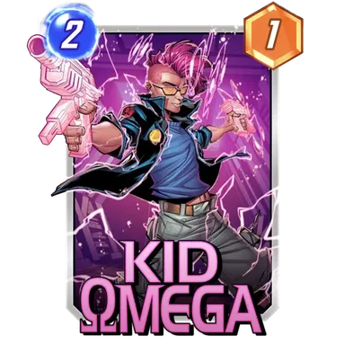 Kid Omega MARVEL SNAP card art