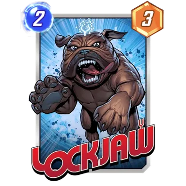 Lockjaw MARVEL SNAP card art