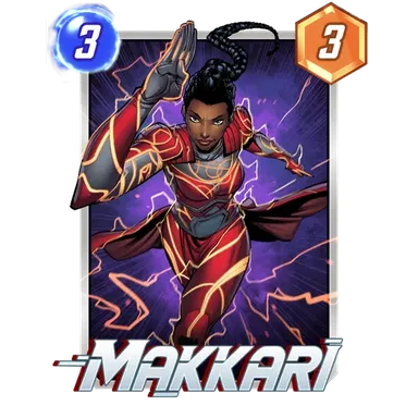 Makkari MARVEL SNAP card art