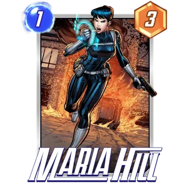 Maria Hill MARVEL SNAP card art