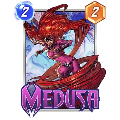 Medusa MARVEL SNAP card art
