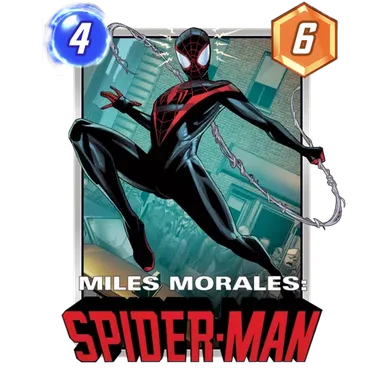 Miles Morales Spider-Man MARVEL SNAP card art