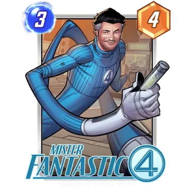 Mister Fantastic First Steps MARVEL SNAP card art