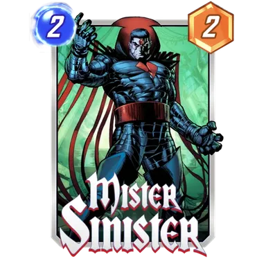 Mister Sinister MARVEL SNAP card art