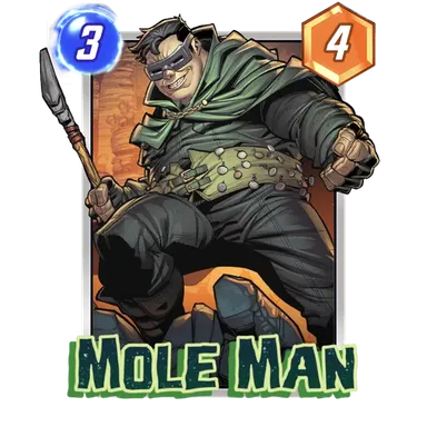 Mole Man MARVEL SNAP card art