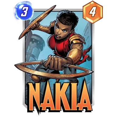 Nakia MARVEL SNAP card art