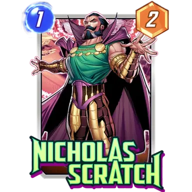 Nicholas Scratch MARVEL SNAP card art