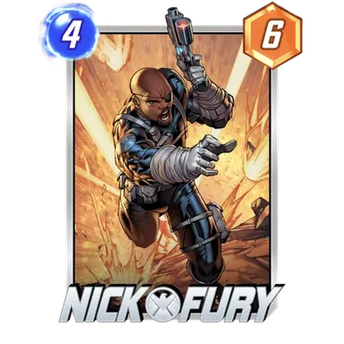 Nick Fury MARVEL SNAP card art