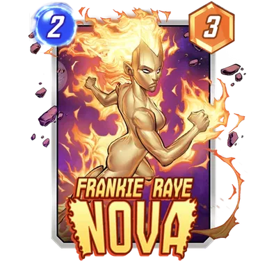 Nova Frankie Raye MARVEL SNAP card art