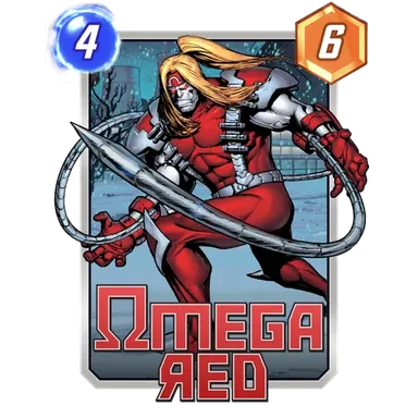Omega Red MARVEL SNAP card art
