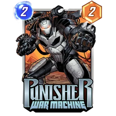 Punisher War Machine MARVEL SNAP card art