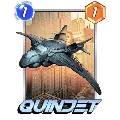 Quinjet MARVEL SNAP card art