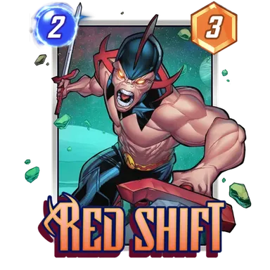 Red Shift MARVEL SNAP card art