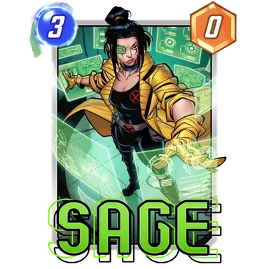 Sage MARVEL SNAP card art