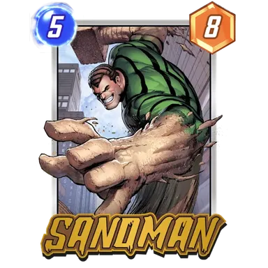Sandman MARVEL SNAP card art