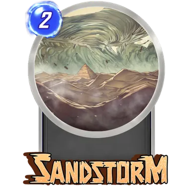 Sandstorm MARVEL SNAP skill art