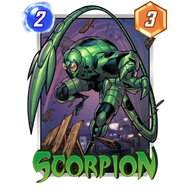Scorpion MARVEL SNAP card art