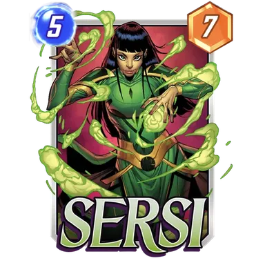 Sersi MARVEL SNAP card art