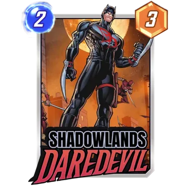 Shadowlands Daredevil MARVEL SNAP card art