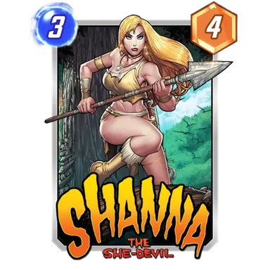 Shanna MARVEL SNAP card art