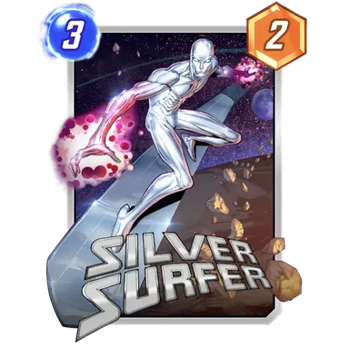 Silver Surfer MARVEL SNAP card art