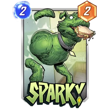 Sparky MARVEL SNAP card art