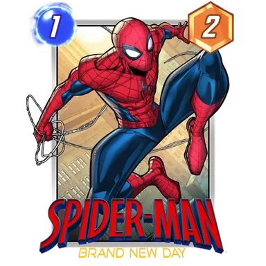 Spider-Man Brand New Day card art